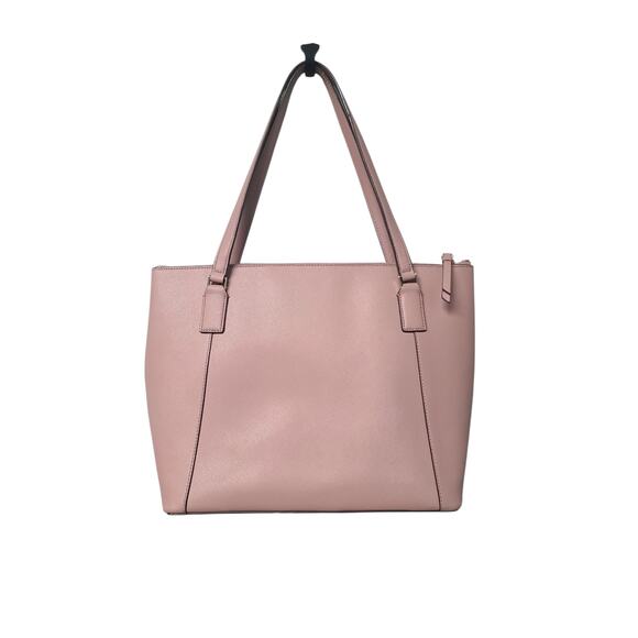 Kate Spade New York Cameron Pocket Large Tote Pink Saffiano Leather GUC - Picture 2 of 7